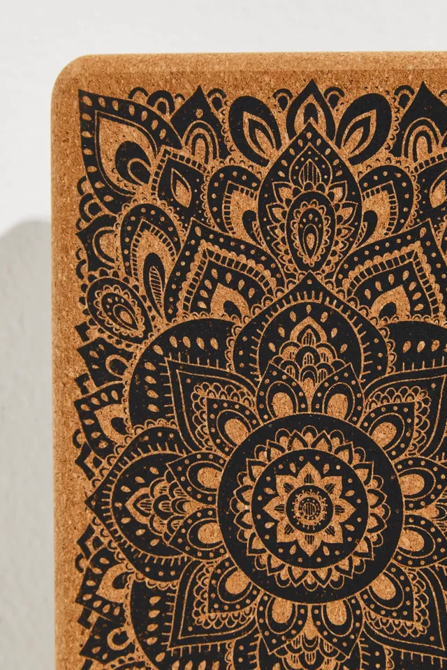 Yoga Design Lab Mandala Cork Yoga Block