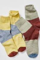 Tonal Dapple Crew Socks by Hansel From Basel at Free People, One