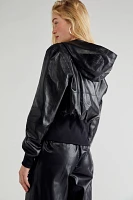 Sadie Burnished Leather Jacket