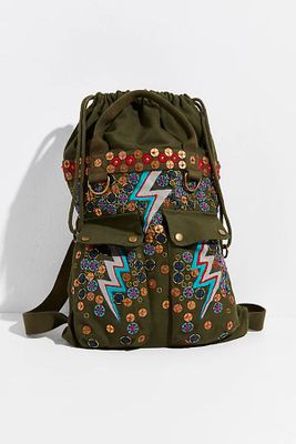 The Falls x Free People Fireworks Backpack by the falls at Free People, Olive, One Size