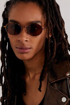 Solar Groove Oval Sunglasses by Free People, One