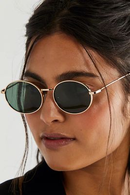 Solar Groove Oval Sunglasses by Free People, One
