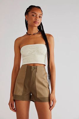 Vancouver Shorts by Brixton at Free People, Military Olive, 26