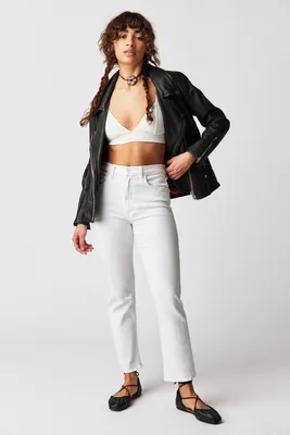 MOTHER High-Waisted Rider Ankle Jeans
