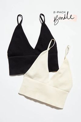 Ali Low-Back Seamless Bra 2-Pack Bundle by Intimately at Free People,