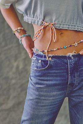 Island Hopping Belly Chain by Free People, One