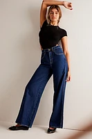 CRVY Gia Wide-Leg Jeans