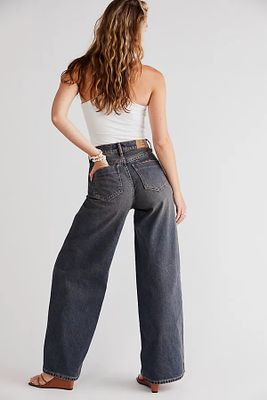CRVY Gia Wide-Leg Jeans by We The Free at People,