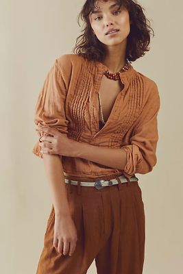 CP Shades Yoko Cropped Top by CP Shades at Free People, Sienna, S