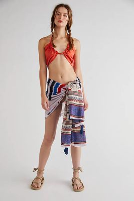 Ranger Cotton Sarong Scarf by OneTeaspoon at Free People, White Combo, One Size