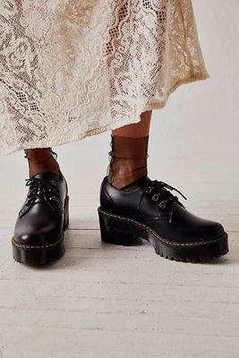 Leona Lo Lace Up Shoes by Dr. Martens at Free People, Black, US