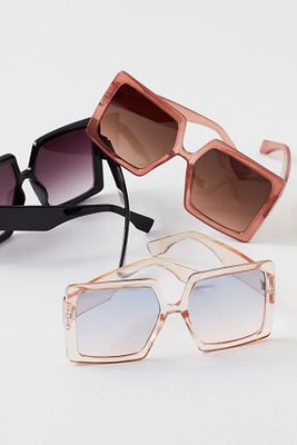 Line Of Sight Square Sunglasses by Free People, One