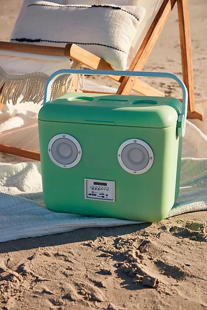 Beach Cooler Box Sounds Speaker by SUNNYLiFE at Free People, Mint, One Size