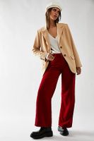 The Ragged Priest Low-Rise Baggy Cord Jeans by at Free People, Chili Pepper,