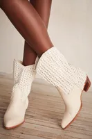 Selina Crochet Western Boots