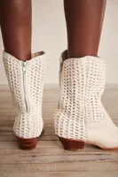 Selina Crochet Western Boots