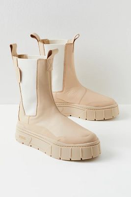 Mayze Stack Chelsea Boots by Puma at Free People, Light Sand, US