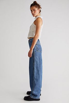 Wrangler Barrel Jeans by Wrangler at Free People, Winter Hue, 33