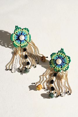 I Think Of You Earrings by Mercedes Salazar at Free People, Multi, One Size