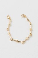 Recycled Classic Chain Bracelet by Free People, Gold, One Size