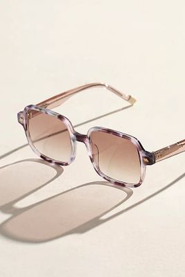 Le Specs Isla Del Sol Sunglasses by Le Specs at Free People, Mauve Marble, One Size