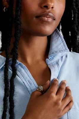Marly Moretti Saturn Returns Ring by at Free People, Pyrite Stones,