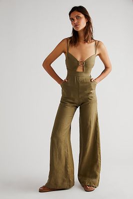 RUMER Byron Ring Jumpsuit by at Free People, Combat,