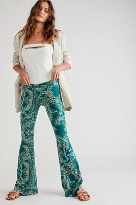 Make A Statement Flare Pants by Free People, Combo,