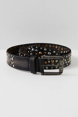 We The Free Tough Type Embellished Belt by at People, Studded,