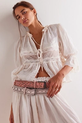 Tough Type Embellished Belt