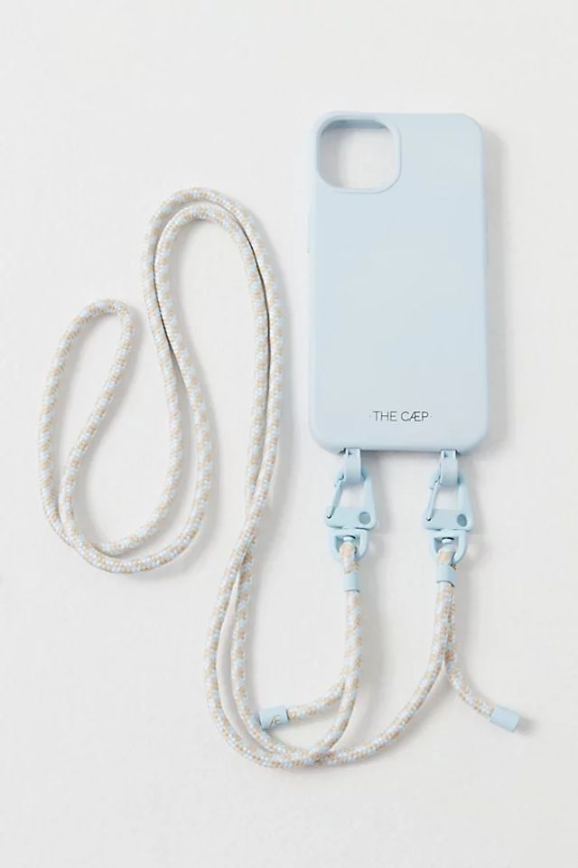 DiorTravel Cover for iPhone 14 Pro with Cord Blue Toile de Jouy Smooth  Calfskin