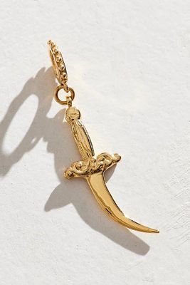 Meredith Kahn Dagger Charm by Meredith Kahn at Free People, Brass, One Size