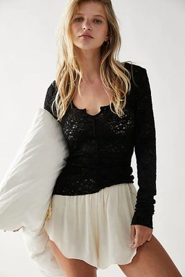 Cloud Ride Notch Long Sleeve by Intimately at Free People,