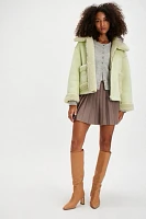 Vera Shearling Aviator Jacket