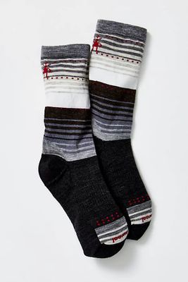 Smartwool Stitch Stripe Crew Socks by at Free People, One