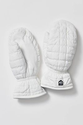 Hestra Moon Light Mittens by at Free People, White,