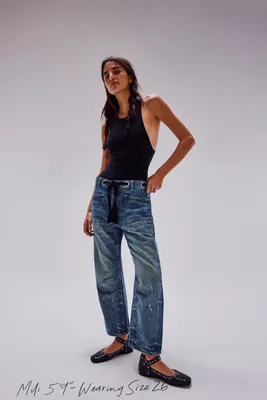 We The Free Moxie Pull-On Barrel Jeans