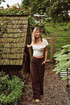 Harlow Wide-Leg Cord Jeans by We The Free at People,
