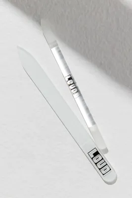 Loud Lacquer Glass Nail File + Glass Cuticle Pusher