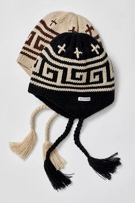 Autumn Niseko Ear Flap Beanie by Autumn at Free People, Natural, One Size