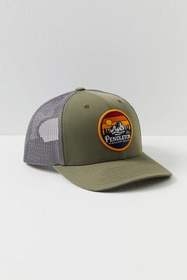 Pendleton Patch Trucker Hat by Pendleton at Free People, Loden, One Size