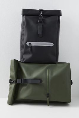 RAINS Rolltop Rucksack by RAINS at Free People, Evergreen, One Size