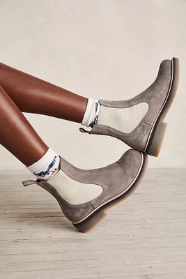 Dawson Chelsea Boots by Bueno at Free People, Taupe Suede, EU