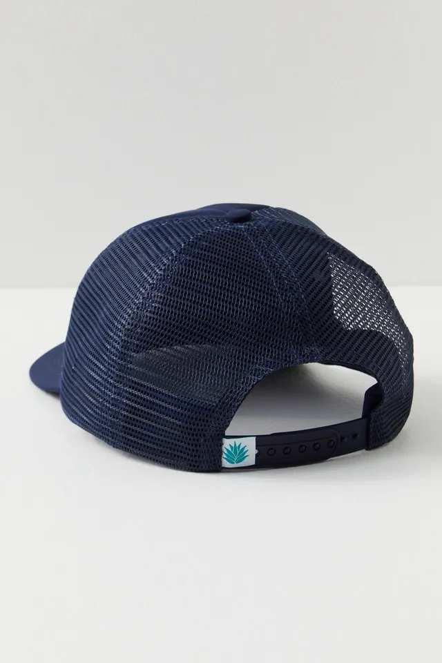 Black & Blue Essential Trucker Hat – namelessnyc