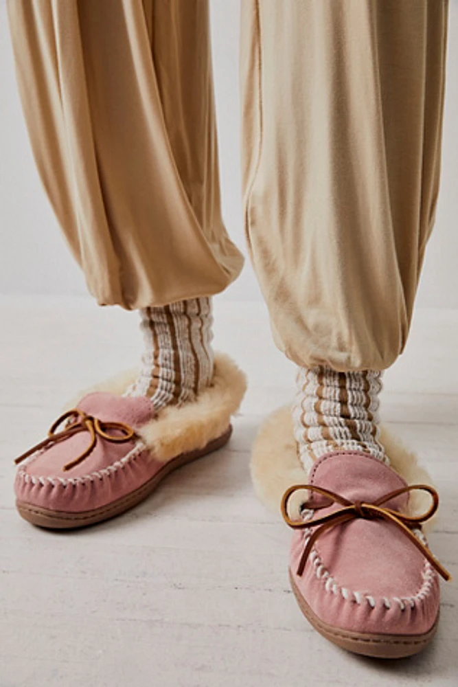 Minnetonka Alpine Shearling Moccasins