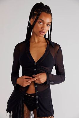 Solid Lucky Mesh Shirtee by Free People,