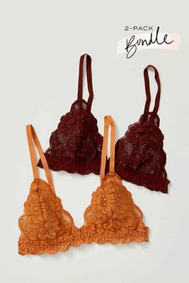 HAH Chi Bralette Pack by at Free People, Combo,