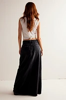 We The Free Come As You Are Denim Maxi Skirt