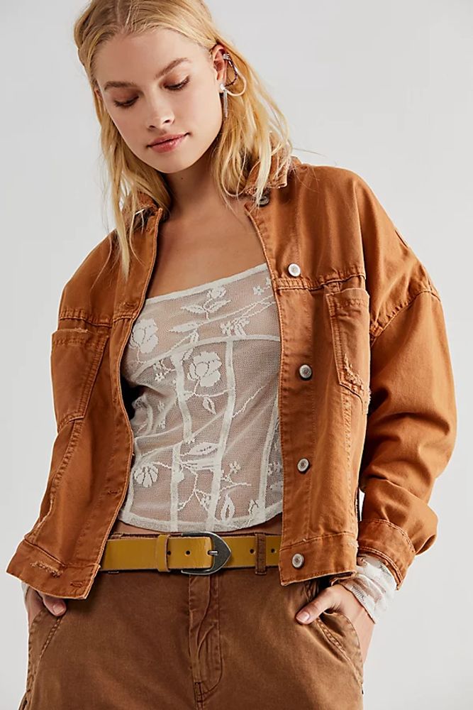 Houston Leather Belt by FP Collection at Free People, Golden Hour,