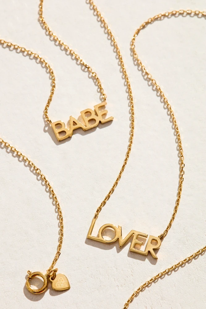 Babyanything Nameplate Necklace